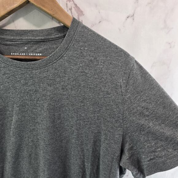 Everlane T Shirt Mens Gray Short Sleeve Crew Organic Cotton Lightweight - Picture 9 of 9